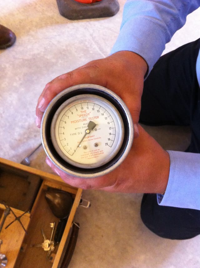 Results shown on the dial