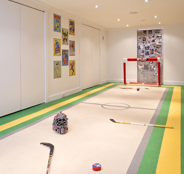 Hockey Rink basement design