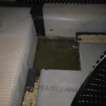 Installing perimeter drainage channel for waterpoofing