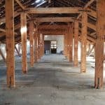 New timbers installed in a mill conversion