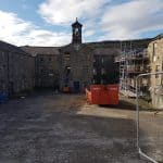 Outside of a mill awaiting conversion