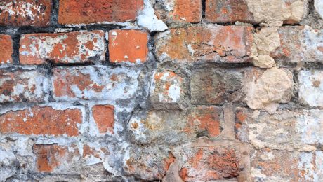 Bad pointing on external brickwork