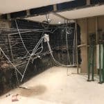 Empty basement Empty ground floor flat basement before waterproofing