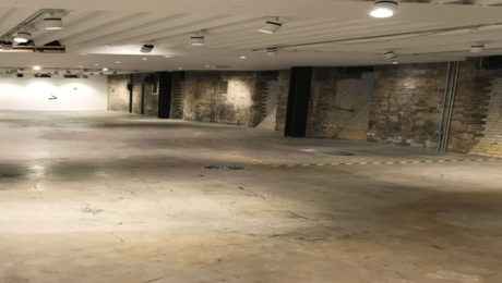 Large basement showing signs of damp