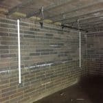 Damp walls in a basement