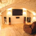 Lighting inside a finished basement