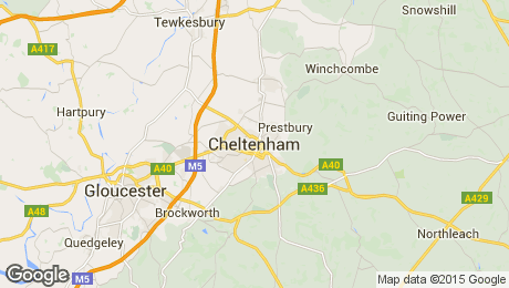 Map of Cheltenham