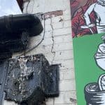 Crack in masonry at The Boathouse in Fallowfield for Timberwise Case Study