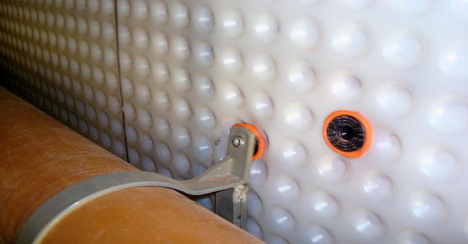 Fixings In Cavity Drain Membrane