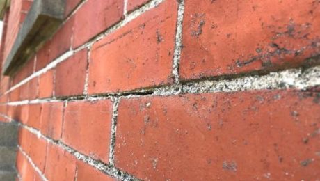 Horizontal Mortar Joint Cracking