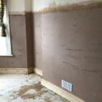 Replaced skirtng boards and re plastered walls Replaced skirtng boards and re plastered walls