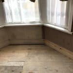 Replaced floorboards in a lounge Replaced floorboards in a lounge