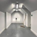 Completed storage area in Liverpool basement after waterproofing installed