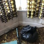 1970's curtains and carpets in a lounge window area 1970's curtains and carpets in a lounge window area