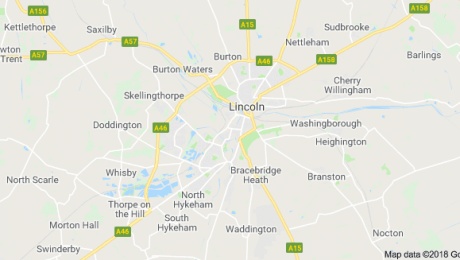 Map of Lincoln Map of Lincoln