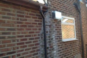 Penetrating damp on a wall