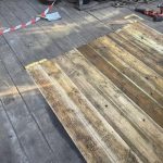 New wooden floor replaced by Timberwise