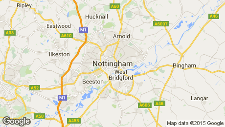 Map of Nottingham