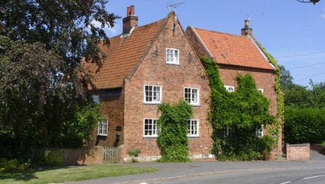 Exterior view of a country home