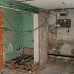 Basement undergoing work
