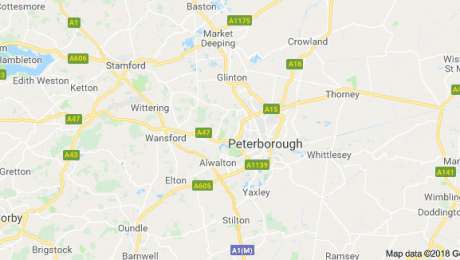 Map of Peterborough Map of Peterborough