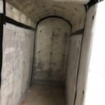 Narrow void in Liverpool basement completely covered in waterproofing membrane