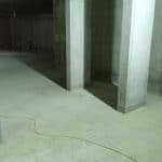 Concrete pillars in a basement