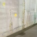 A wall in a basement