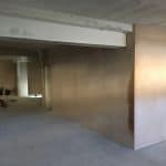 A wall in an empty retail unit A wall in an empty retail unit