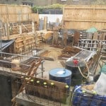 Podium deck prior to waterproofing