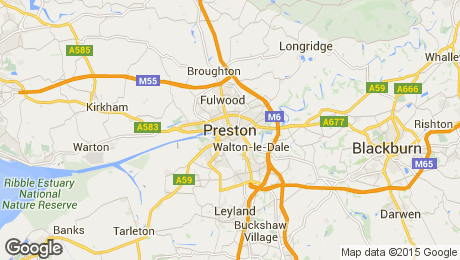 Map of Preston