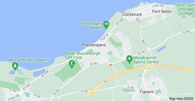 Coverage map of Prestonpans