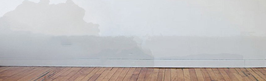 Internal wall showing signs of dampness