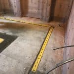 Salop Road - Channel Install 3 Perimeter drain channel being installed in Worcestershire basement