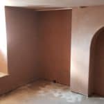 Salop Road - Complete 7 Corner of Worcestershire basement with chimney breast before waterproofing solution installed