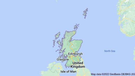 Coverage map of Scotland