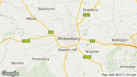 Shrewsbury Map of Shrewsbury