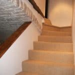 New staircase in a basement