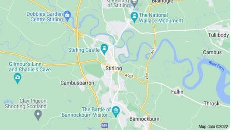 Coverage map of Sterling