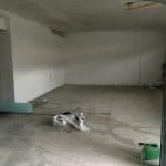 A wall in an empty retail unit A wall in an empty retail unit