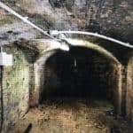 The basement of the Wildernesse House before the waterproofing works began The basement of the Wildernesse House before the waterproofing works began