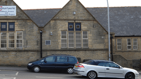 Exterior view of a nursery building in Bradford